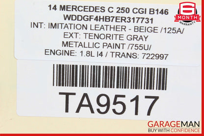 08-14 Mercedes W204 C300 C350 C250 RWD Front Left Wishbone Curved Control Arm