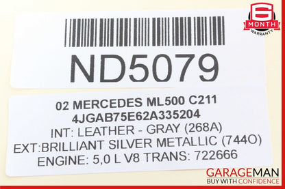 98-05 Mercedes W163 ML500 ML320 ML55 AMG Front Right / Left Seat Control Module