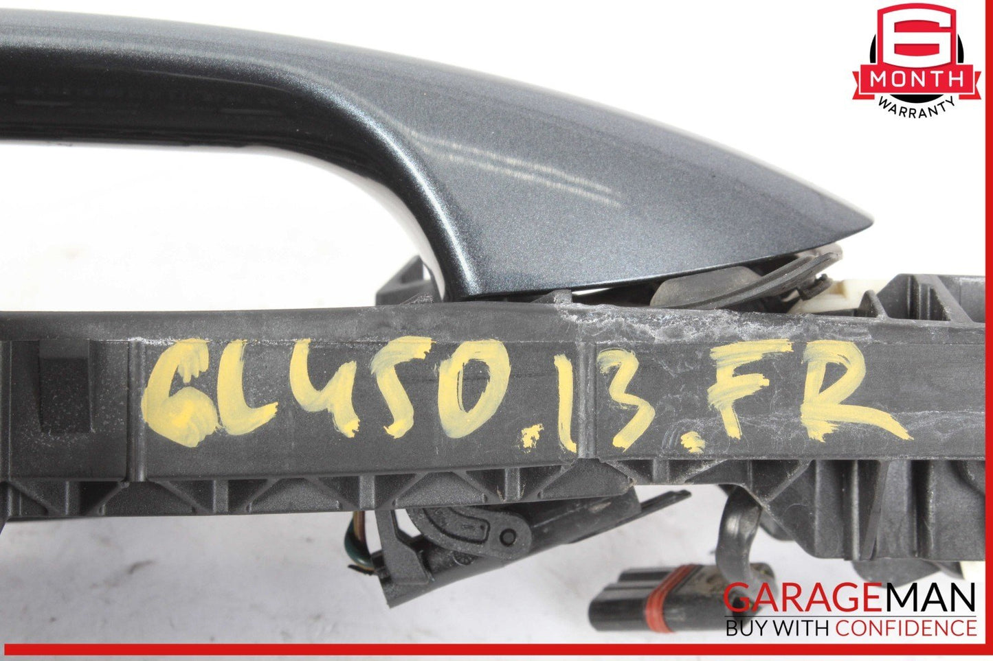 12-16 Mercedes X166 GL450 Right Passenger Side Exterior Door Handle Gray OEM