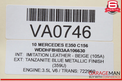 08-18 Mercedes W212 E350 Front Left Driver Side Seat Control Module OEM