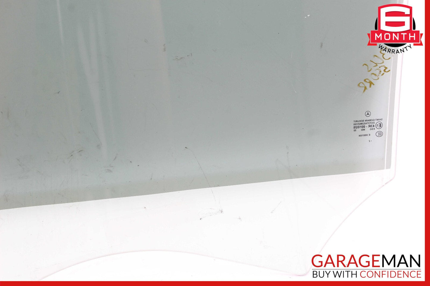 12-18 Mercedes W218 CLS550 CLS63 AMG Rear Right Side Door Window Glass OEM