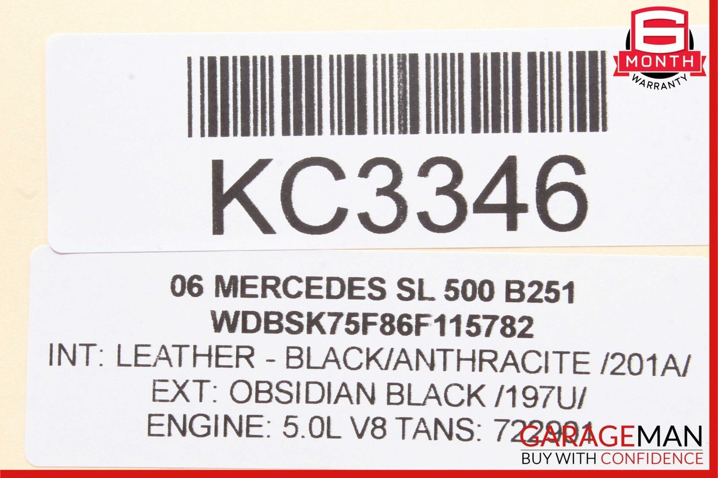 03-08 Mercedes R230 SL500 SL55 AMG Front Right Under Controller Module Unit OEM