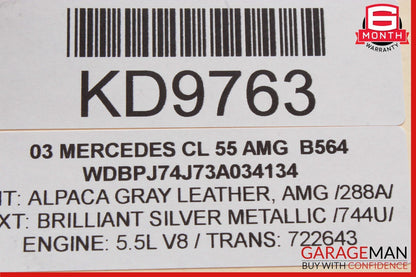 07-14 Mercedes W216 CL550 CL600 Front Right Seat Control Module 2168209426 OEM