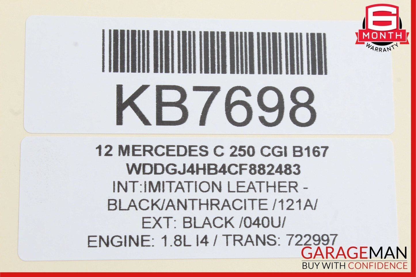 08-20 Mercedes R172 SLK350 C250 C300 Front Left Side Door Lock Latch Actuator