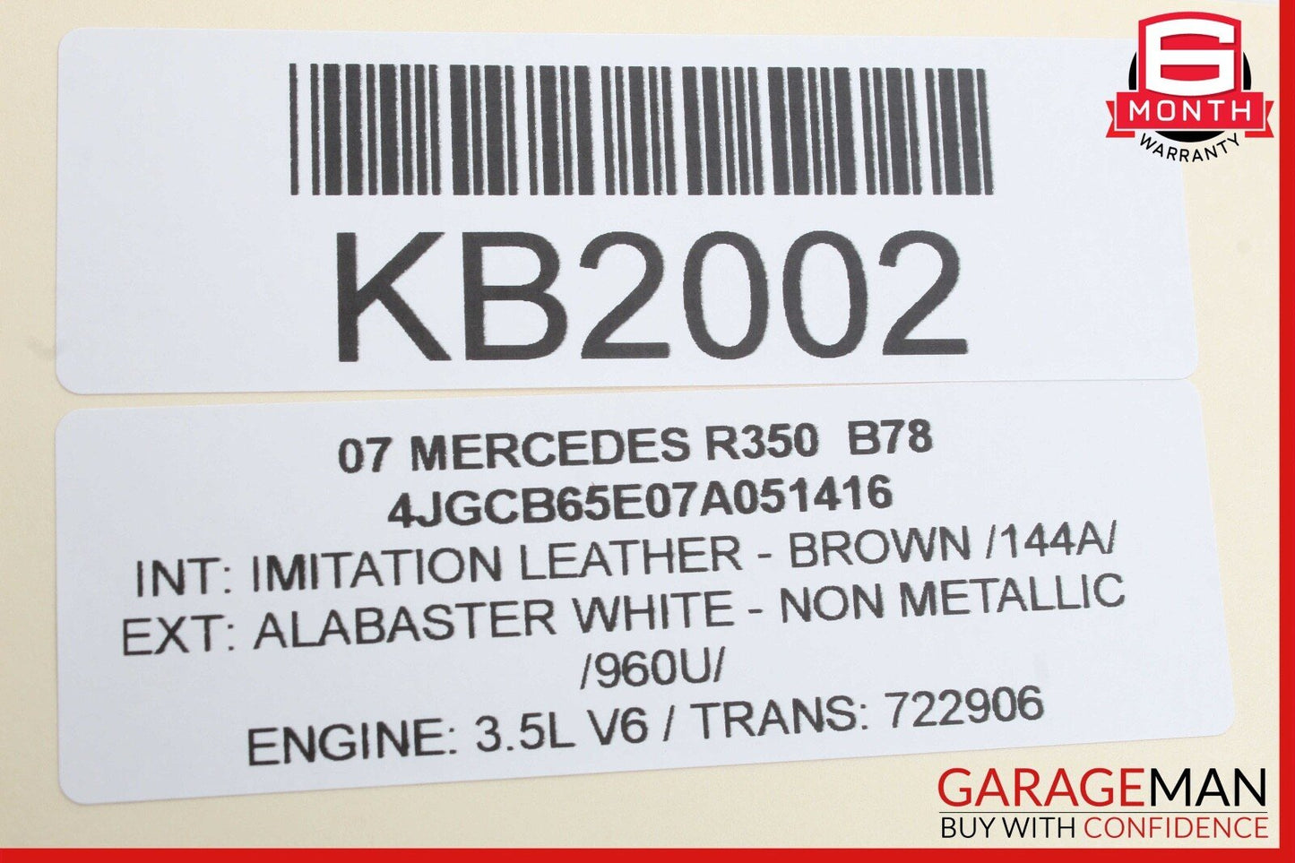 06-12 Mercedes W251 R350 ML550 Panoramic Sunroof Sun Roof Motor 1648201442 OEM