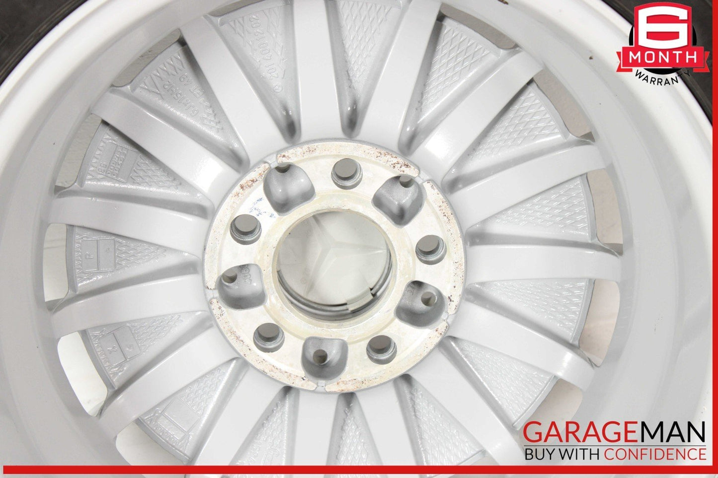 85-93 Mercedes W201 190E 190D Right or Left Wheel Tire Rim 6Jx15H2 ET49 OEM
