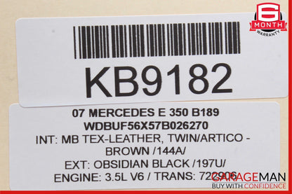 03-09 Mercedes W211 E350 E500 Rear Left Driver Side Door Controller Module Unit
