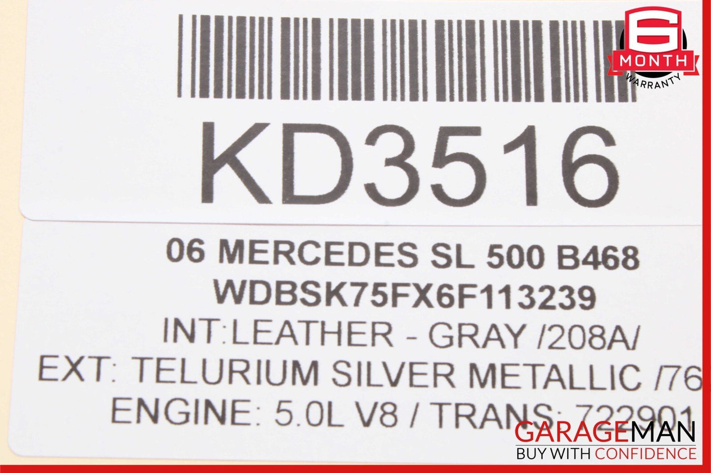 03-06 Mercedes R230 SL500 SL600 Shifter Gear Select Indicator 2302670388 OEM