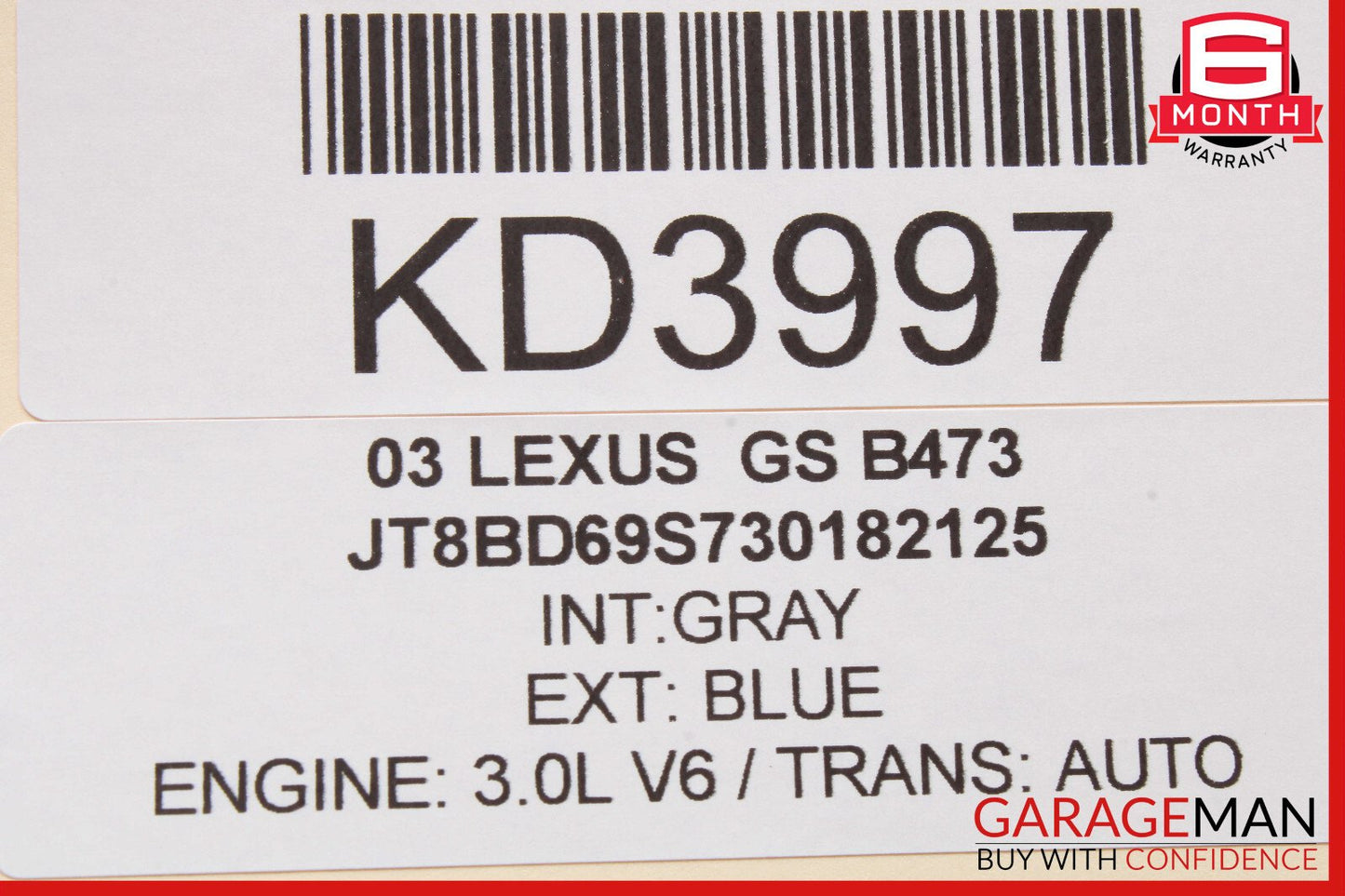 00-05 Lexus GS300 Front Left Driver Side Door Sound Speaker OEM
