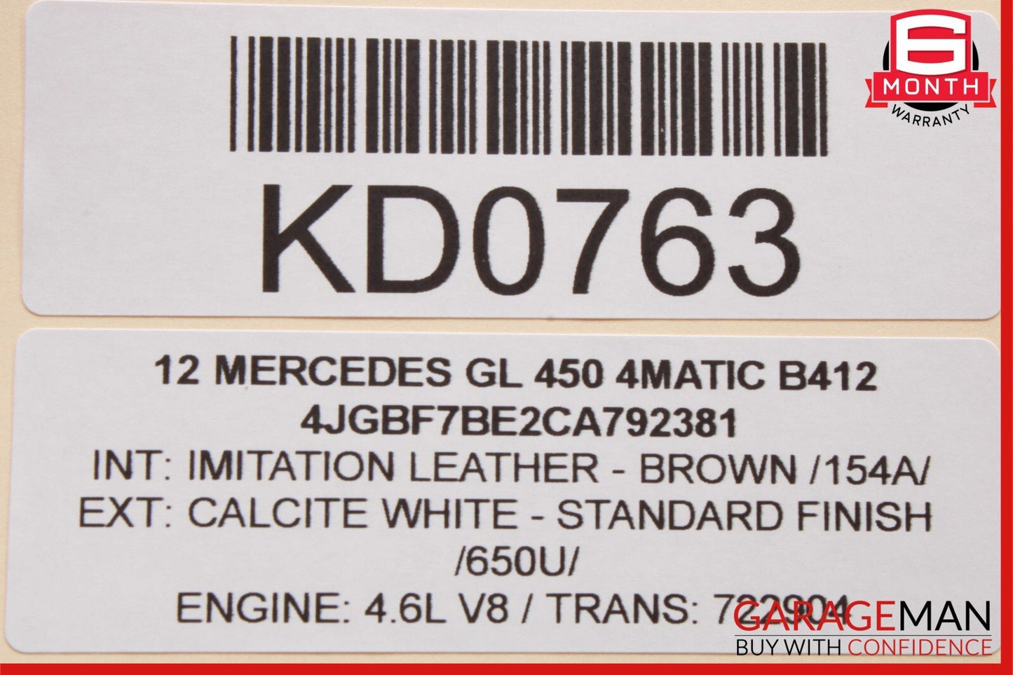 03-13 Mercedes X164 GL450 ML350 R350 Front Right Side Seat Control Module OEM