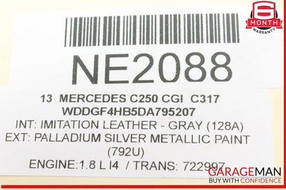 12-14 Mercedes W204 C250 CGI Front Right Side Headlight Support Bracket OEM