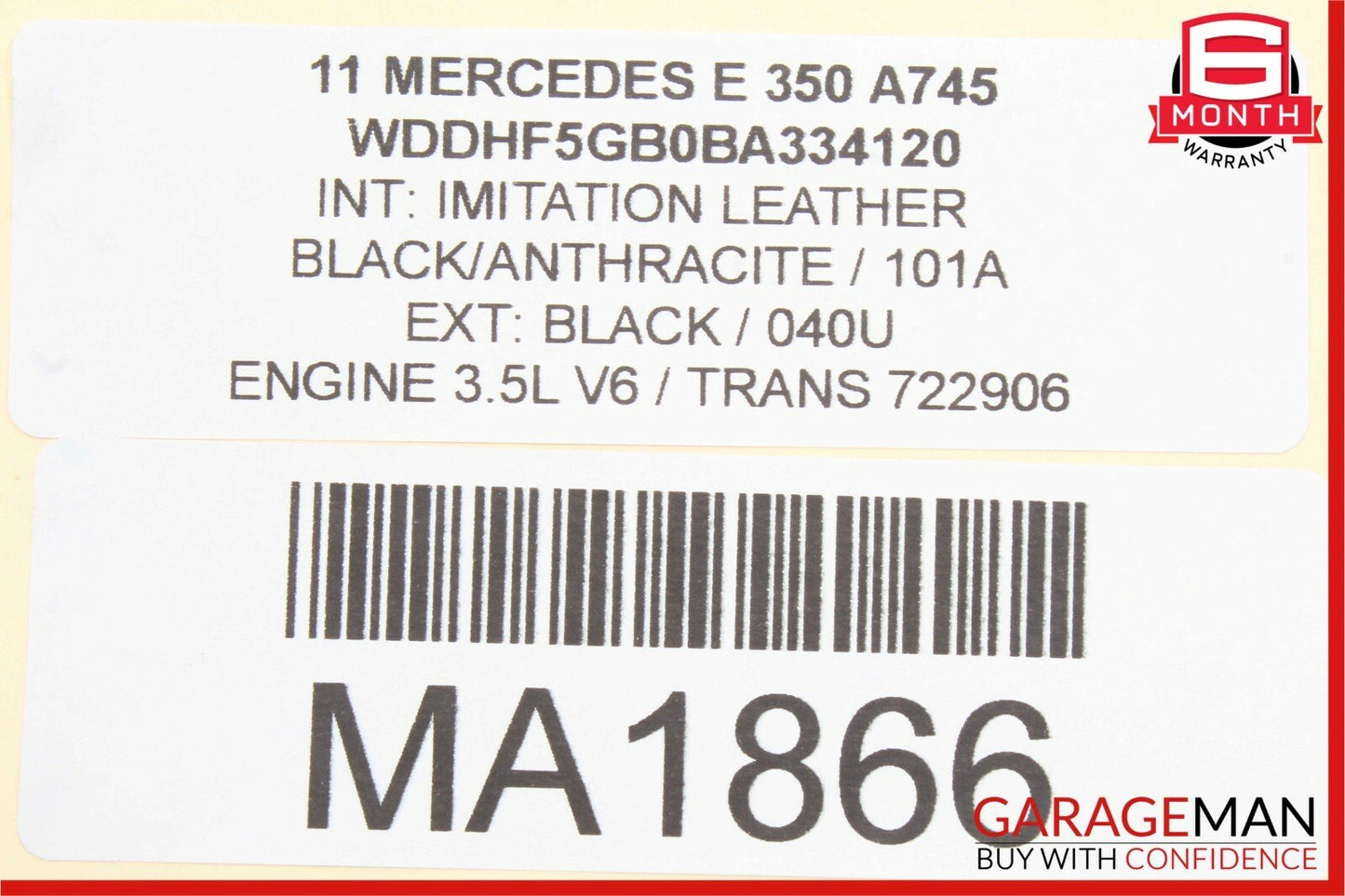 10-13 Mercedes W212 E350 E550 Front Right Fog Light Lamp OEM