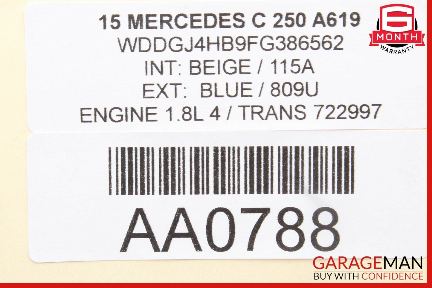 08-15 Mercedes W204 C250 C350 RWD Floor Gear Selector Shifter 2042677524 OEM