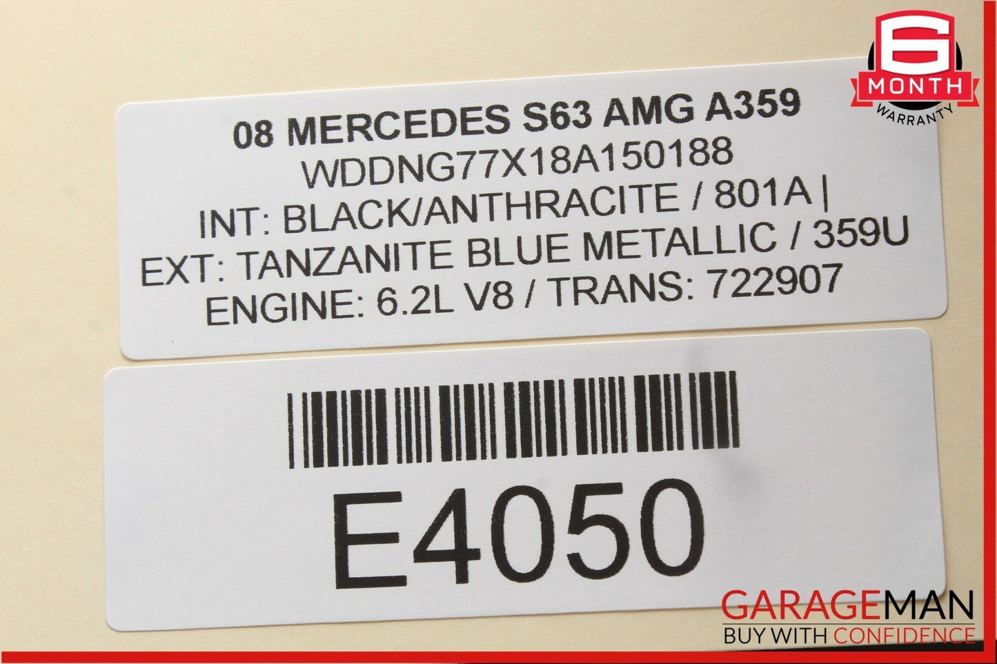 07-13 Mercedes W221 S63 Electronic Parking Button Switch 2215401445 OEM