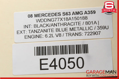 07-13 Mercedes W221 S63 Electronic Parking Button Switch 2215401445 OEM
