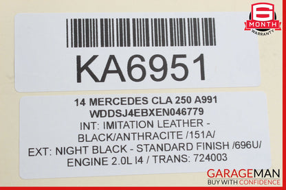 14-18 Mercedes W117 CLA250 AC A/C Air Conditioning Compressor OEM