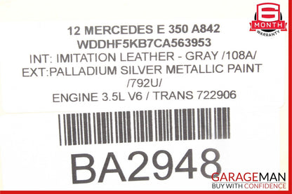 10-13 Mercedes W212 E350 Speedometer Odometer Instrument Cluster Gauge
