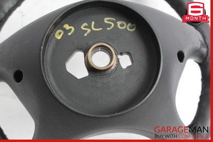 03-09 Mercedes R230 SL500 CLK350 Driver 4 Spoke Steering Wheel Black