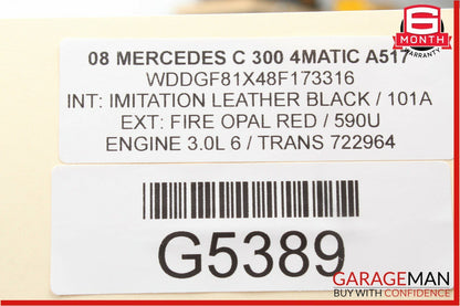 08-11 Mercedes W204 C300 Center Console Command Controller Knob Multi Switch OEM