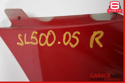 03-08 Mercedes R230 SL500 SL600 Front Right Side Fender Panel Fire Opal Red OEM
