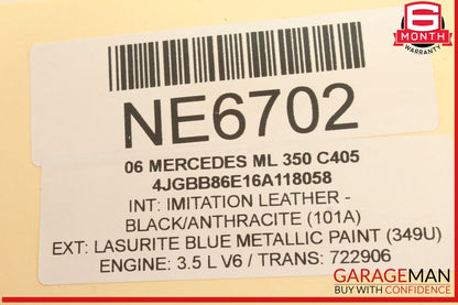 06-12 Mercedes W164 ML350 GL450 Rear Trunk Lid Tailgate Hydraulic Cylinder OEM