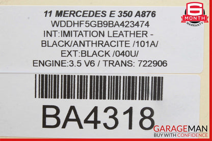 10-13 Mercedes W212 E350 Sport Front Left Bumper Fog Light Lamp 2128200956 OEM