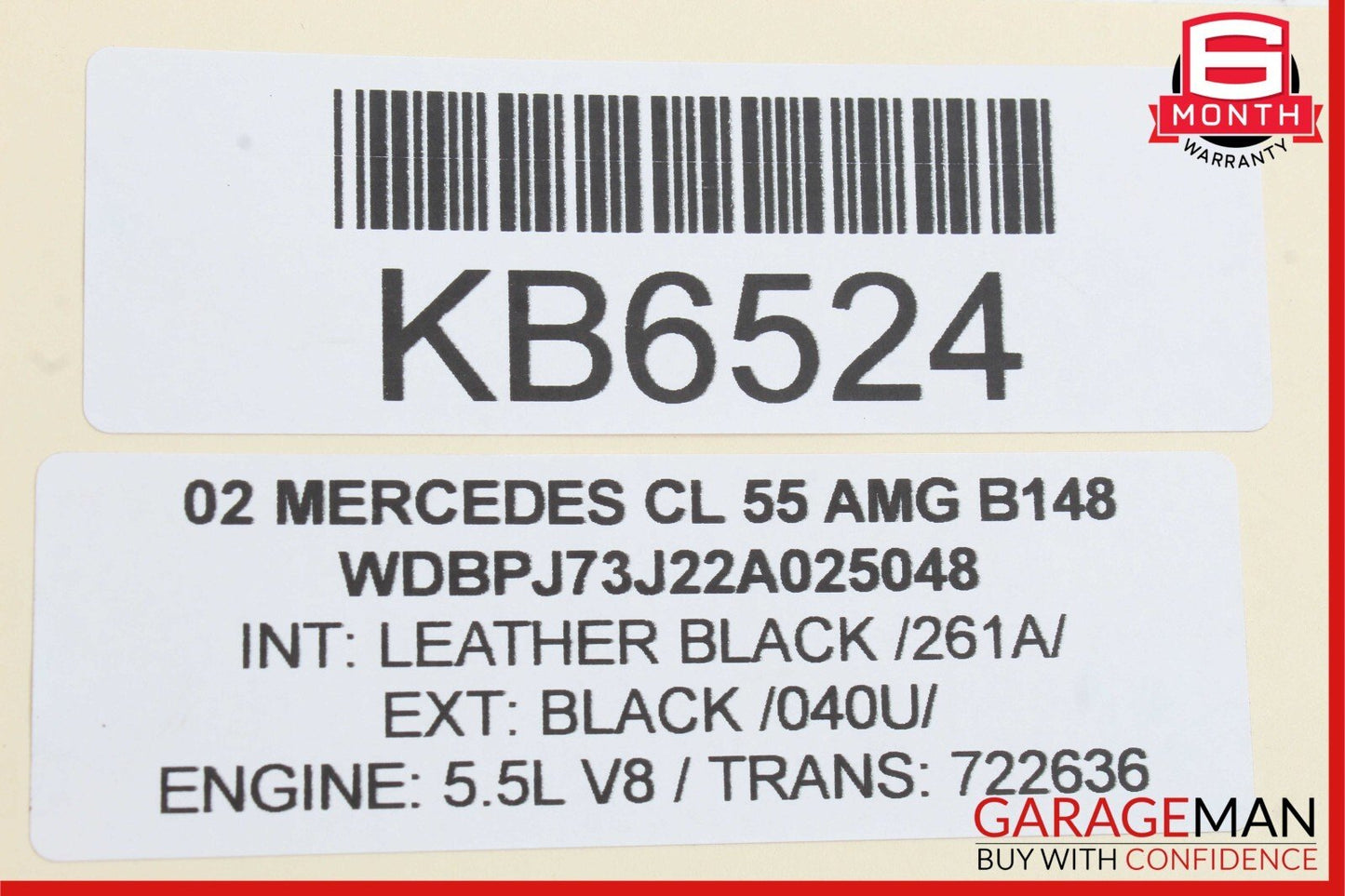 00-06 Mercedes W215 CL55 AMG Rear Left Keyless Go Entry Antenna Control Module