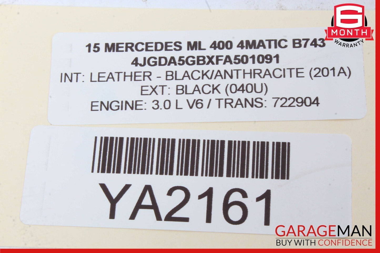 12-16 Mercedes W166 ML400 GL450 Center Console Command Unit Radio Bezel Trim OEM