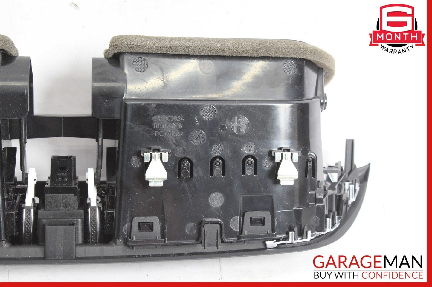 17-22 Alfa Romeo Giulia Center Air Dash AC A/C Heater Vent Black 1561382370 OEM