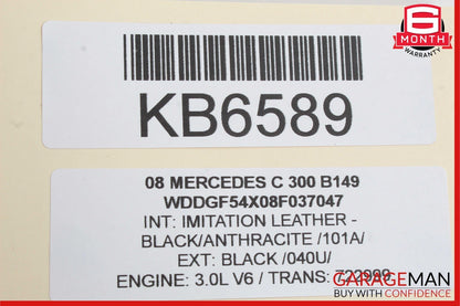 08-14 Mercedes W204 C300 C250 C350 Front Left Side Door Lock Latch Actuator OEM
