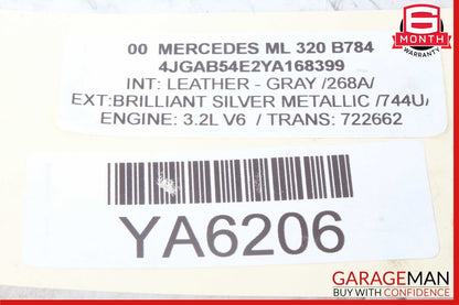 98-05 Mercedes W163 ML320 Front Right Spindle Knuckle Hub Bearing Brake Caliper