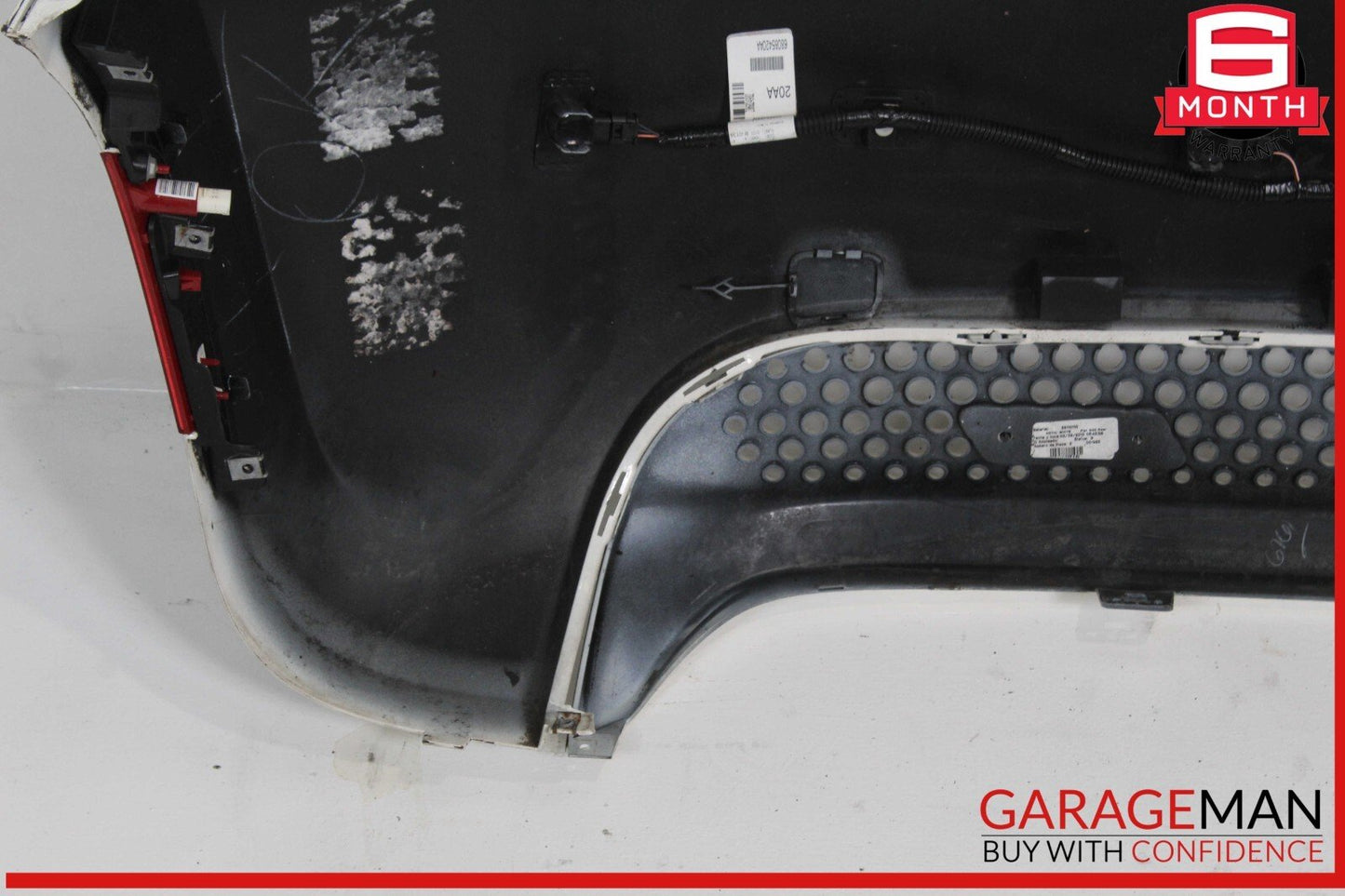13-17 Fiat 500 Rear Bumper Cover Assembly White OEM