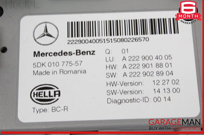 14-17 Mercedes W222 S550 Maybach S600 Rear Trunk Relay SAM Module 2229004005 OEM