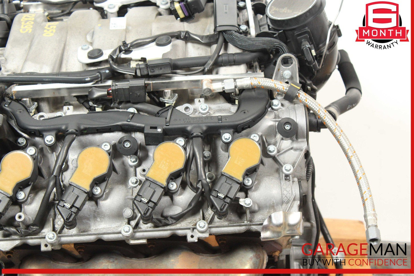 07-12 Mercedes R230 SL550 5.5L V8 Complete Engine Motor Block Assy RWD OEM
