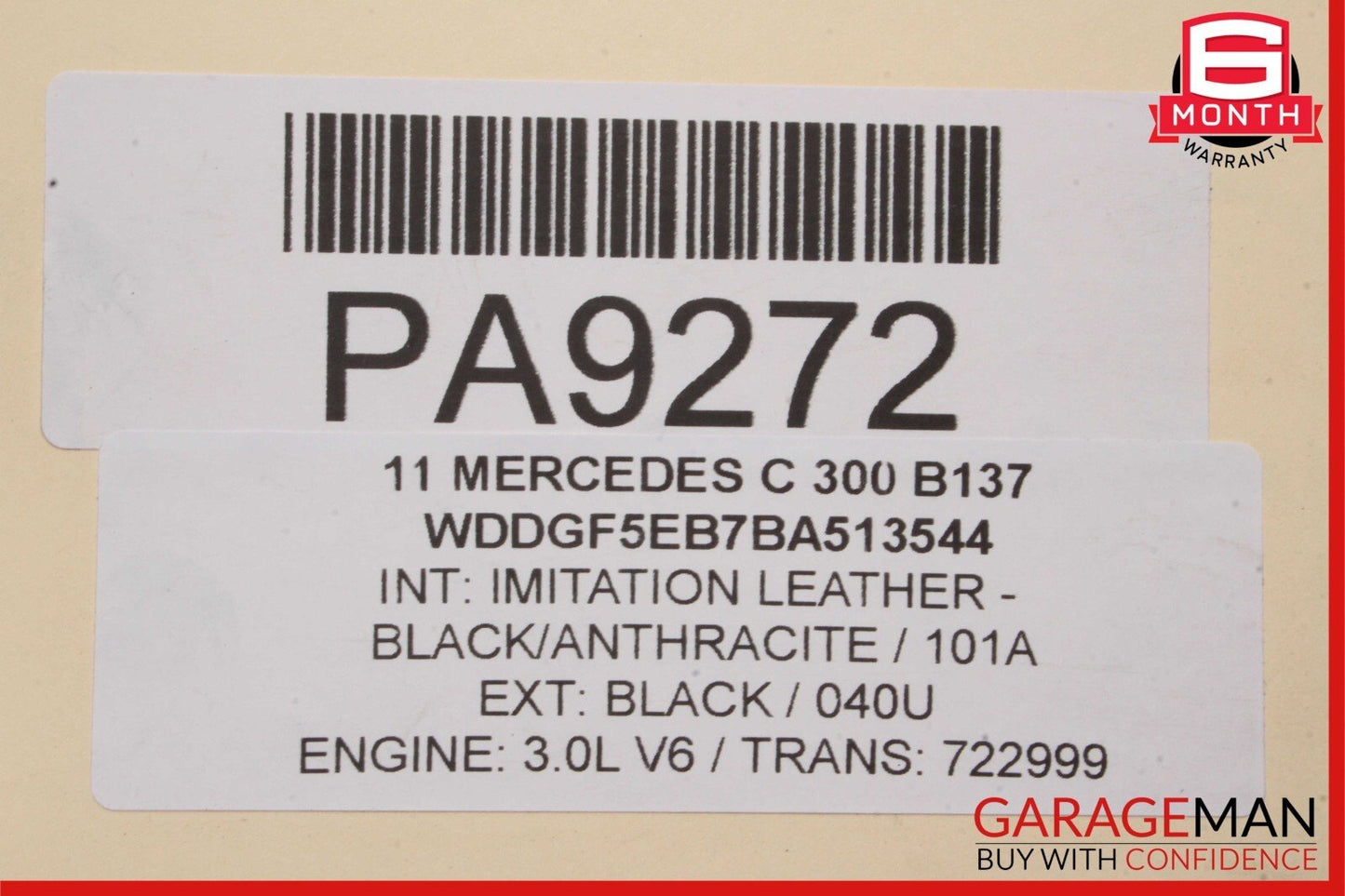 06-11 Mercedes W204 C300 722.9 7G Automatic Transmission Assembly 722.999 88k