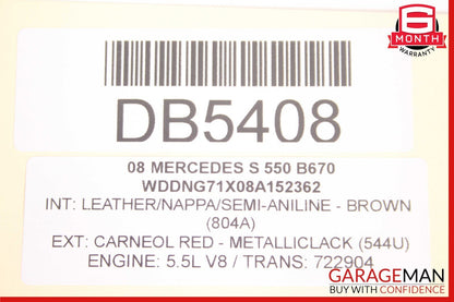 07-11 Mercedes W221 S550 AC A/C Air Conditioning Condenser OEM
