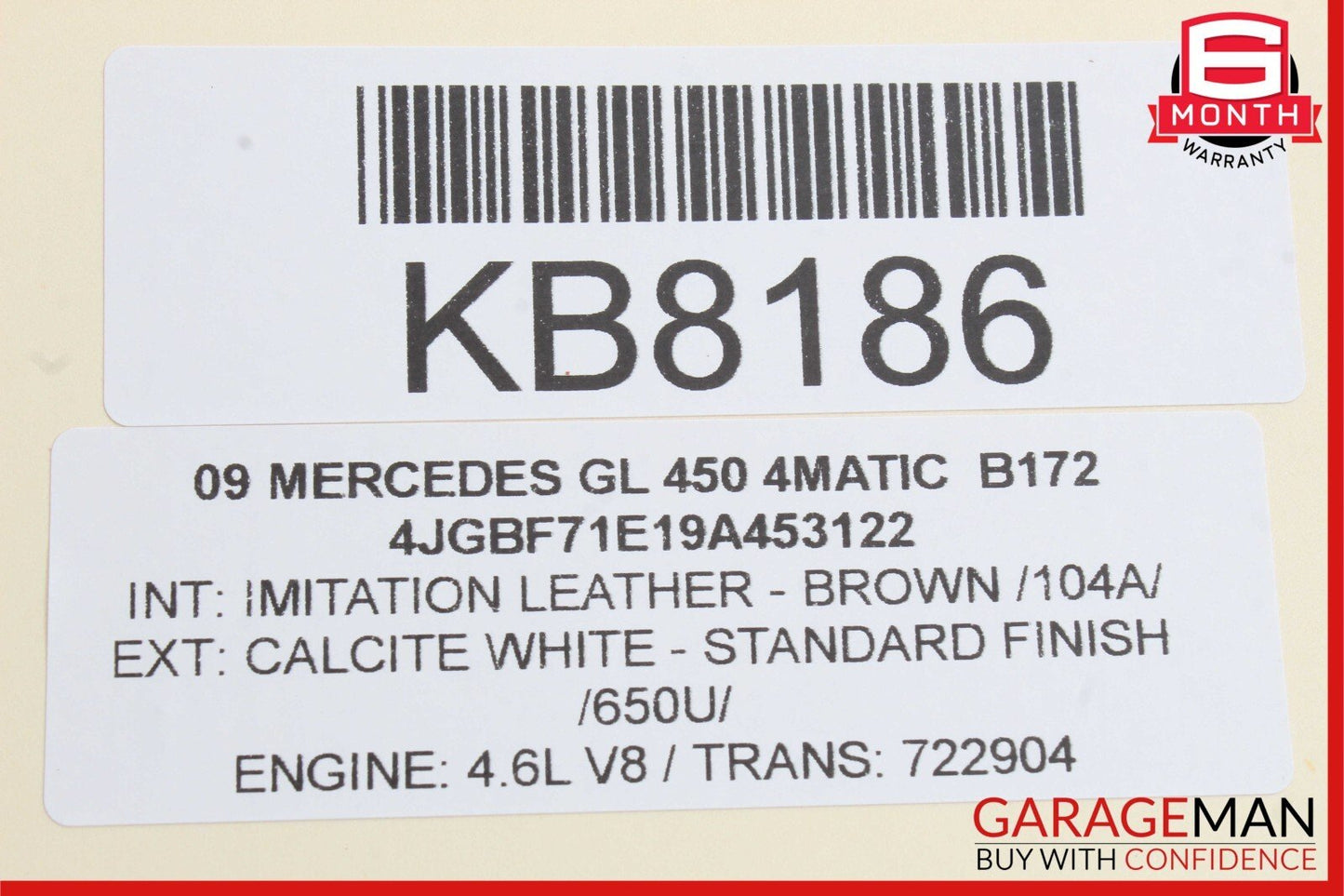 07-12 Mercedes X164 GL320 GL350 Harman Kardon Rear Subwoofer Audio Speaker OEM