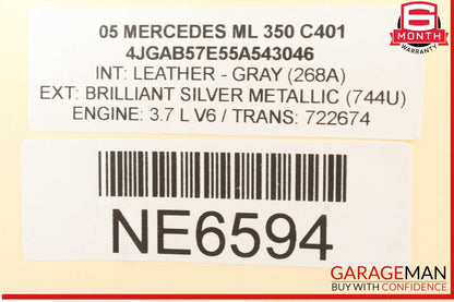 98-05 Mercedes W163 ML350 ML500 Body Comfort Control Module Unit 1635459032 OEM
