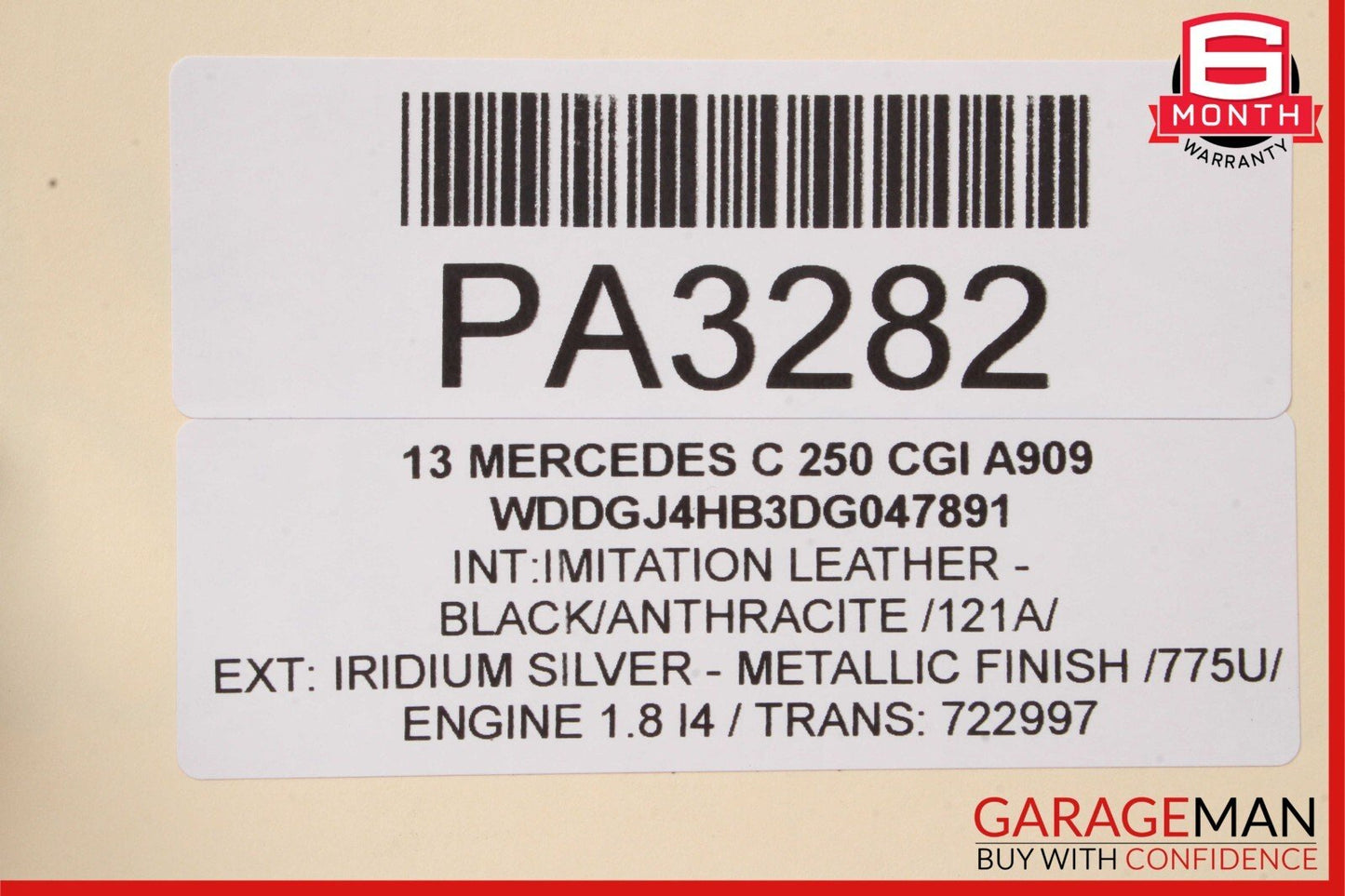 08-15 Mercedes W204 C250 GLK350 AC A/C Air Conditioning Condenser Assembly OEM