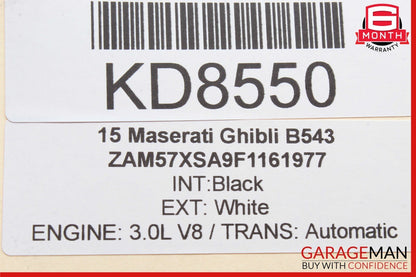 14-16 Maserati Ghibli M157 Quattroporte Front Left Side Rear View Door Mirror