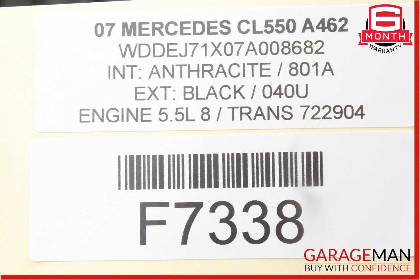 07-13 Mercedes W216 CL550 S63 AMG A/C AC Heater Climate Control Module Switch