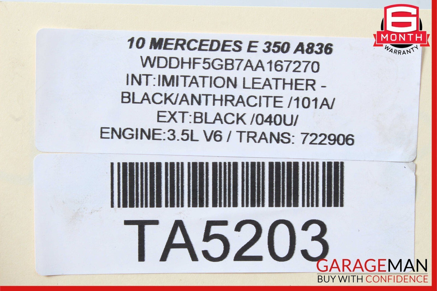 10-16 Mercedes W212 E350 E550 Power Steering Rack ENAC-46000 605132 BR212LL OEM