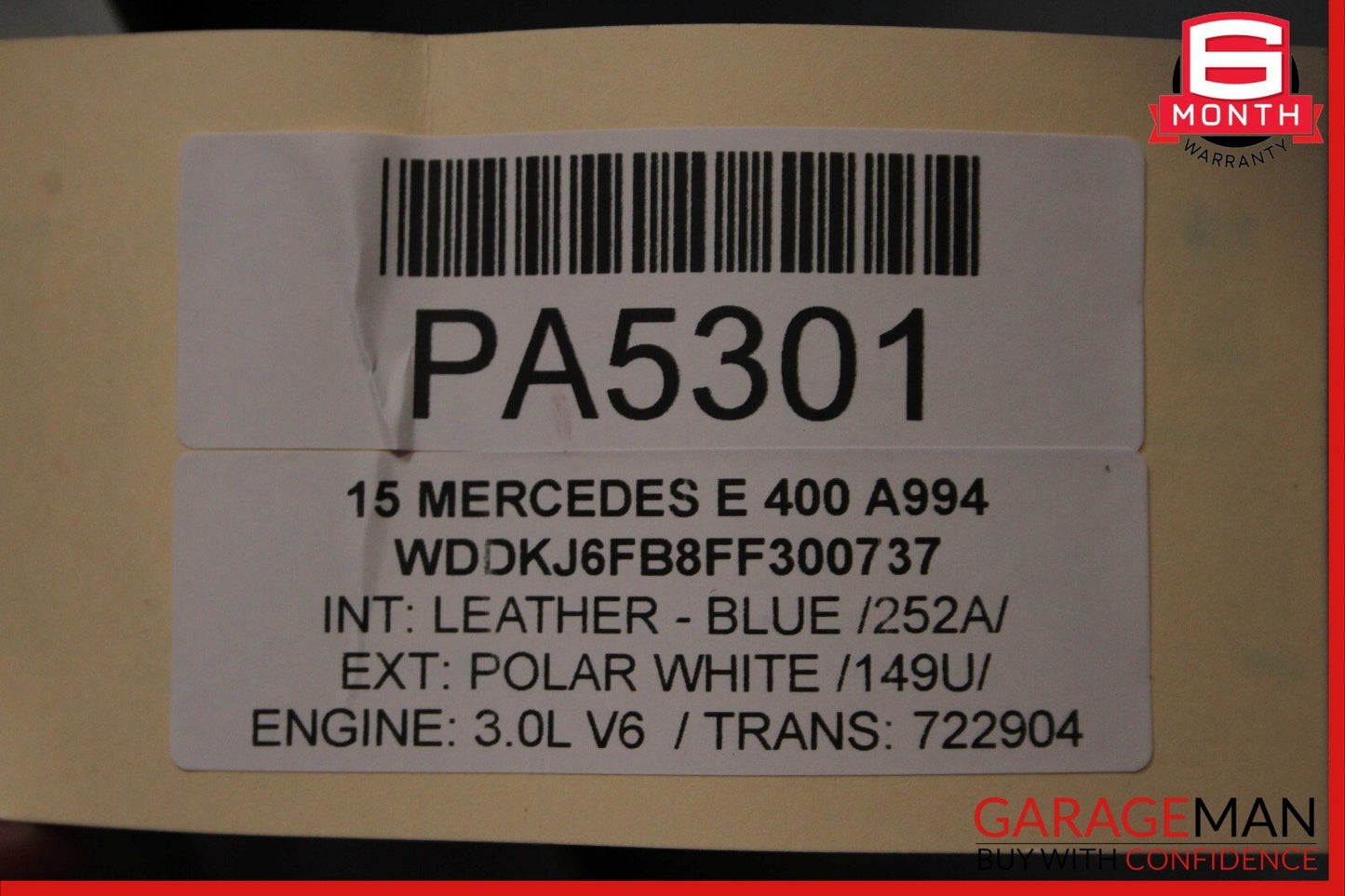 14-16 Mercedes W207 E350 E550 Coupe Rear Trunk Lid Deck Shell Panel Silver OEM