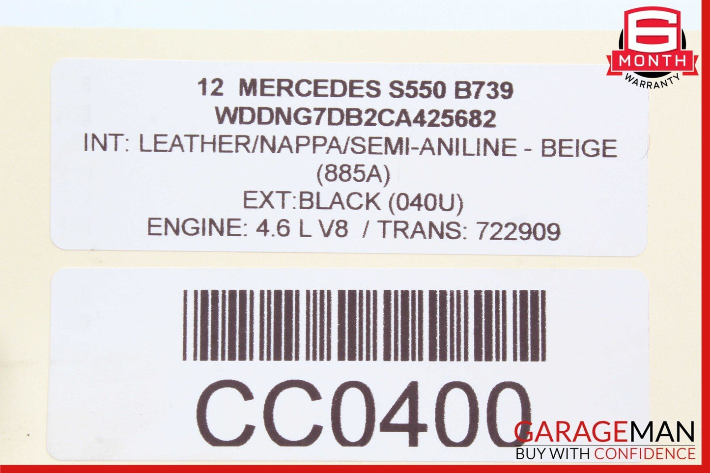 07-14 Mercedes W221 S550 CL550 Rear Right Thrust Arm Lower Control Arm
