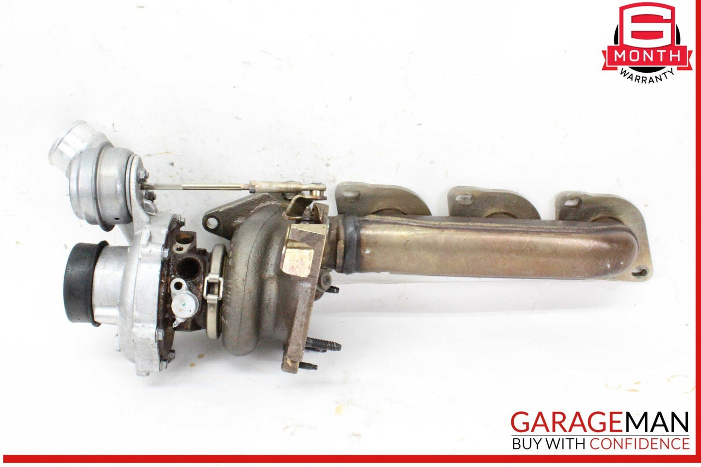 11-16 Mercedes X166 GL450 Left Turbocharger Turbo Charger Manifold OEM