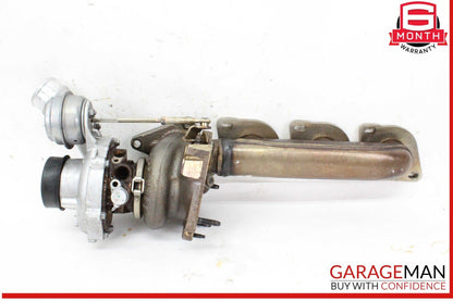 11-16 Mercedes X166 GL450 Left Turbocharger Turbo Charger Manifold OEM
