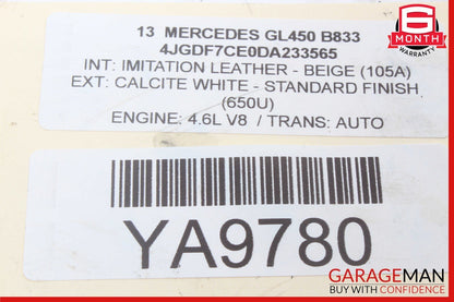 11-20 Mercedes GL450 S550 E550 4.7L V8 Engine Left Cylinder Head Valve Cover OEM