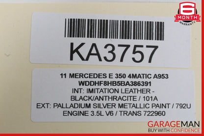 10-16 Mercedes W212 E350 E550 Rear Right Side Door Lock Latch Actuator OEM