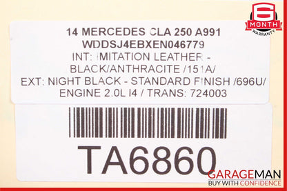 12-20 Mercedes R172 SLK250 CLA250 AC A/C Air Conditioning Condenser Assembly