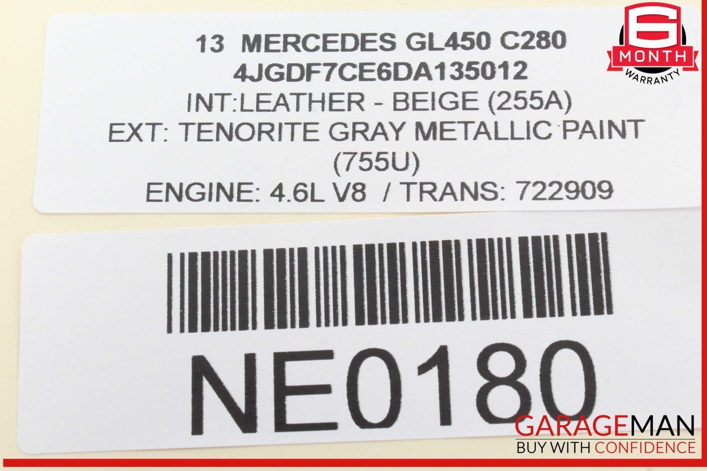 12-19 Mercedes X166 GL450 Gas Throttle Pedal Accelerator 1663000004 OEM
